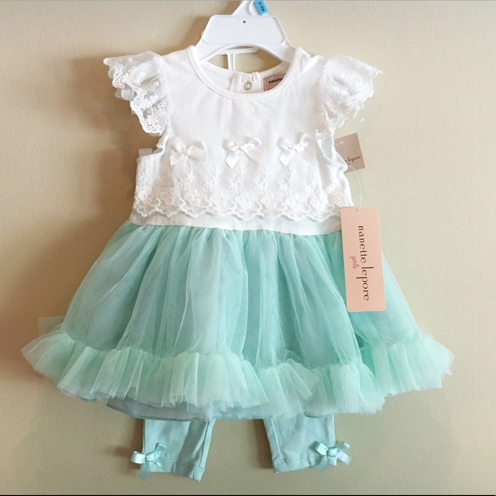 Nanette Lepore Tutu Dress & Legging Set